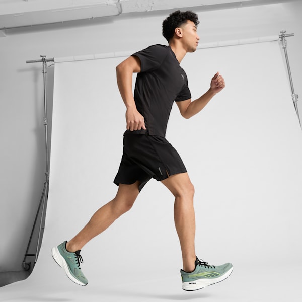 Tenis de correr Magnify NITRO 2 para hombre, Green Moon-Yellow Alert, extralarge